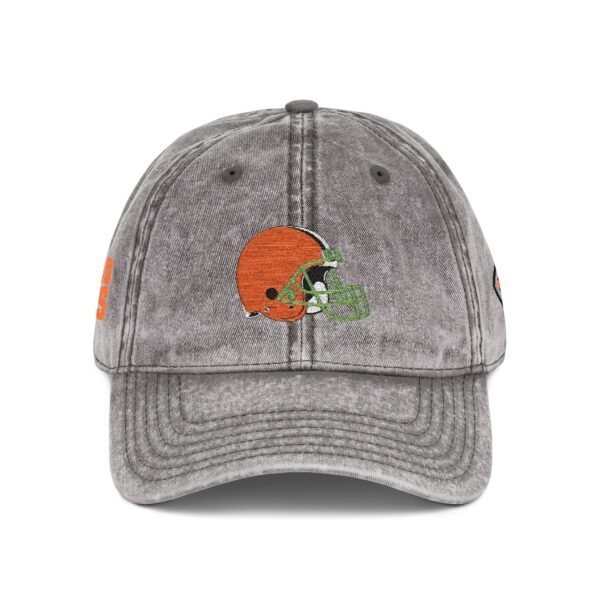 Cleveland Browns Embroidered Logo on Vintage Cap