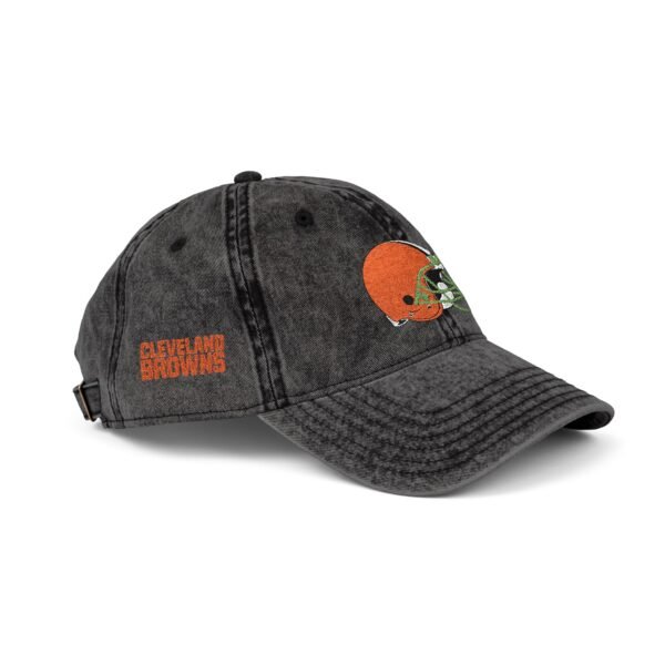 Cleveland Browns Embroidered Logo on Vintage Cap - Image 10