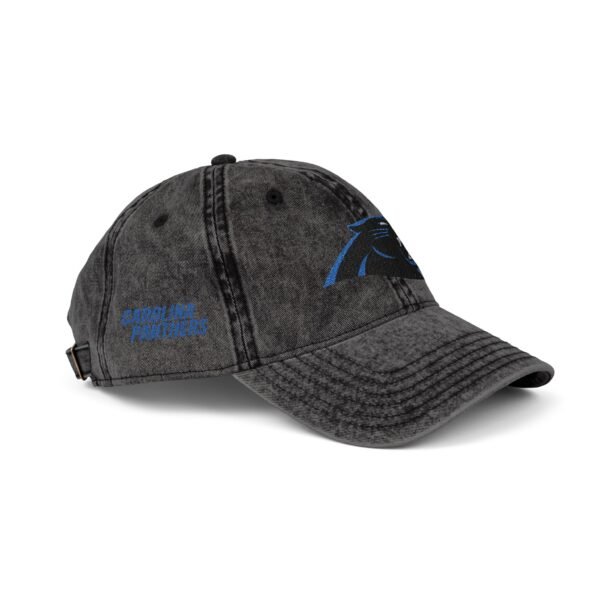 Carolina Panthers Embroidered Logo on Vintage Cap - Image 14