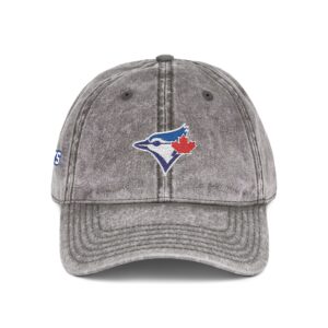 Toronto Blue Jays Embroidered Logo on Vintage Cap