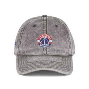 Washington Wizards Embroidered Logo on Vintage Cap