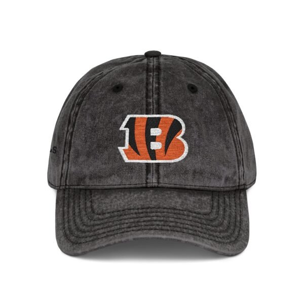Cincinnati Bengals Embroidered Logo on Vintage Cap - Image 12