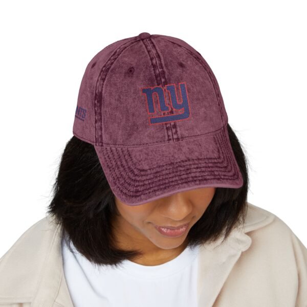 New York Giants Embroidered Logo on Vintage Cap - Image 23