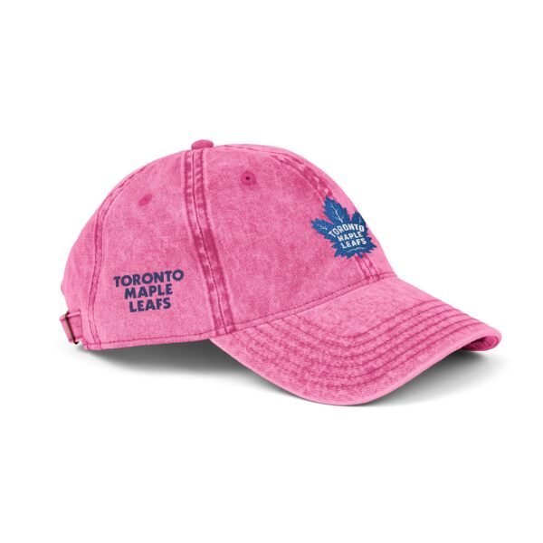 Toronto Maple Leafs Embroidered Logo on Vintage Cap - Image 10