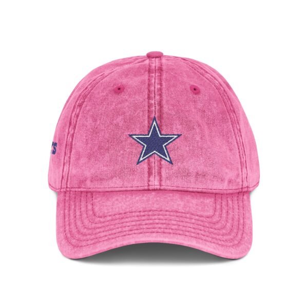 Dallas Cowboys Embroidered Logo on Vintage Cap - Image 12