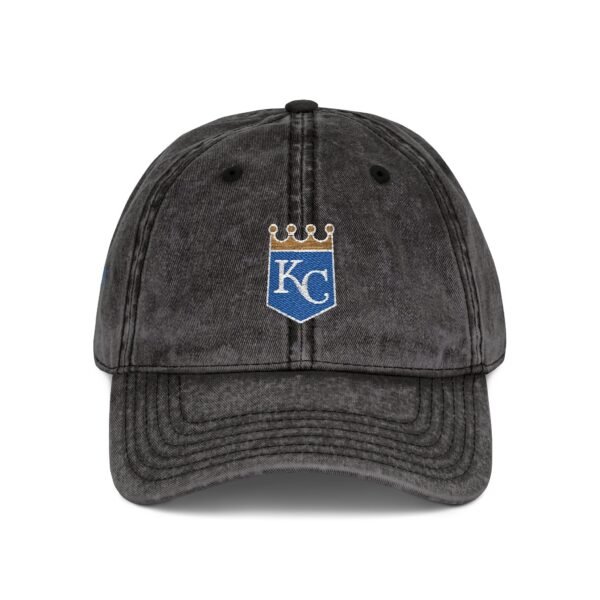 Kansas City Royals Embroidered Logo on Vintage Cap - Image 12