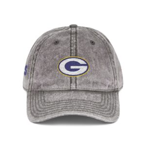 Green Bay Packers Embroidered Logo on Vintage Cap