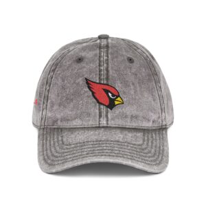 Arizona Cardinals Embroidered Logo on Vintage Cap
