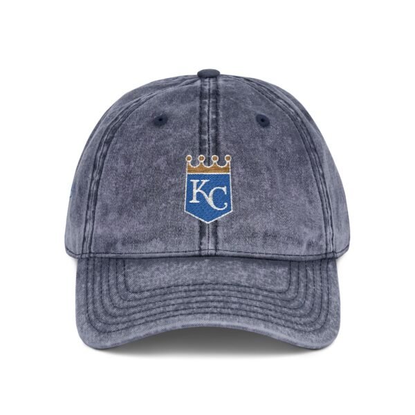 Kansas City Royals Embroidered Logo on Vintage Cap - Image 16
