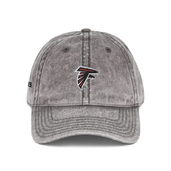 Atlanta Falcons Embroidered Logo on Vintage Cap
