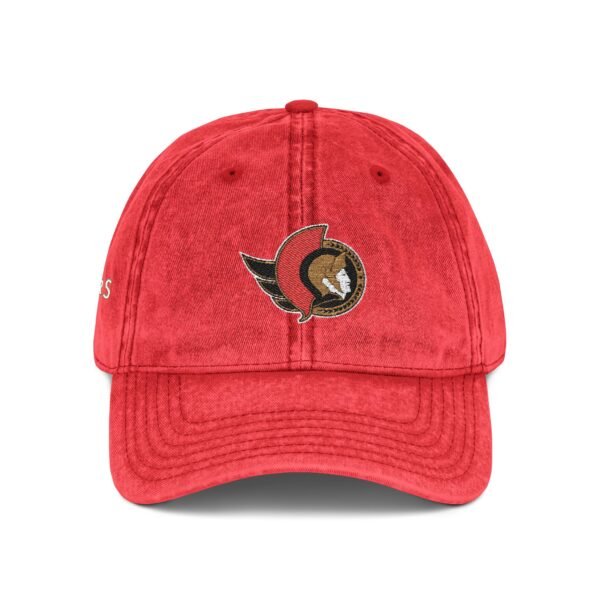 Ottawa Senators Embroidered Logo on Vintage Cap - Image 16