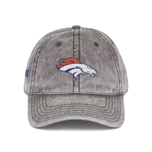 Denver Broncos Embroidered Logo on Vintage Cap