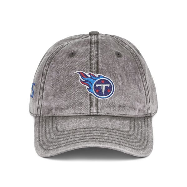Tennessee Titans Embroidered Logo on Vintage Cap