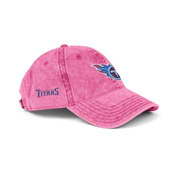 Tennessee Titans Embroidered Logo on Vintage Cap - Image 22