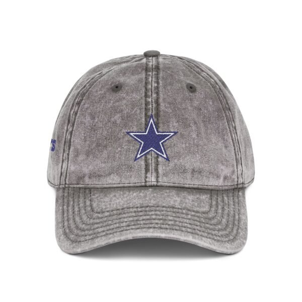 Dallas Cowboys Embroidered Logo on Vintage Cap
