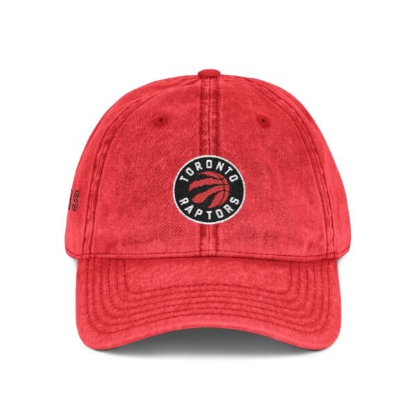Toronto Raptors Embroidered Logo on Vintage Cap - Image 12