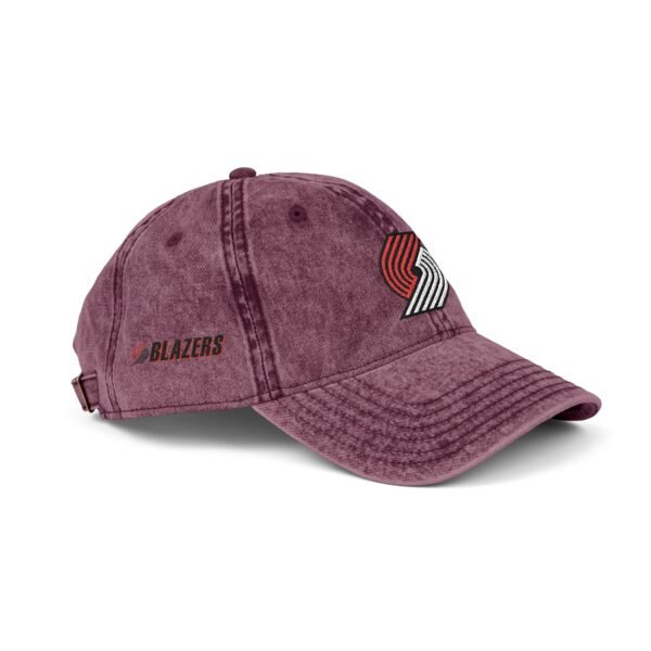 Portland Trail Blazers Embroidered Logo on Vintage Cap - Image 18