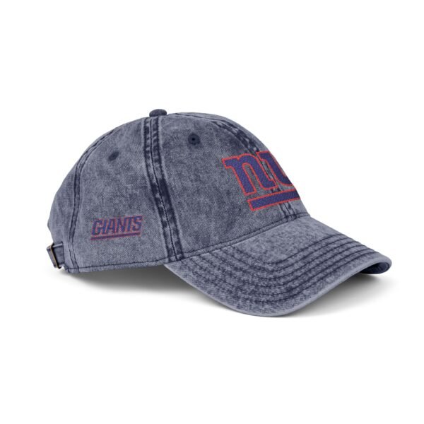 New York Giants Embroidered Logo on Vintage Cap - Image 10