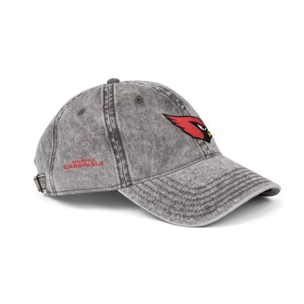 Arizona Cardinals Embroidered Logo on Vintage Cap - Image 3
