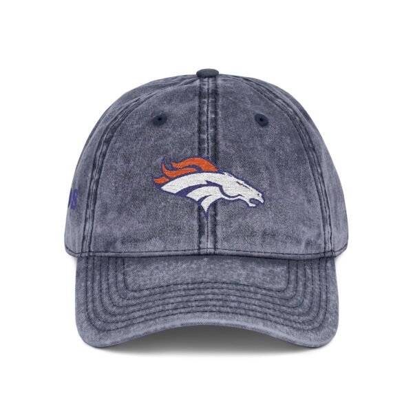 Denver Broncos Embroidered Logo on Vintage Cap - Image 16