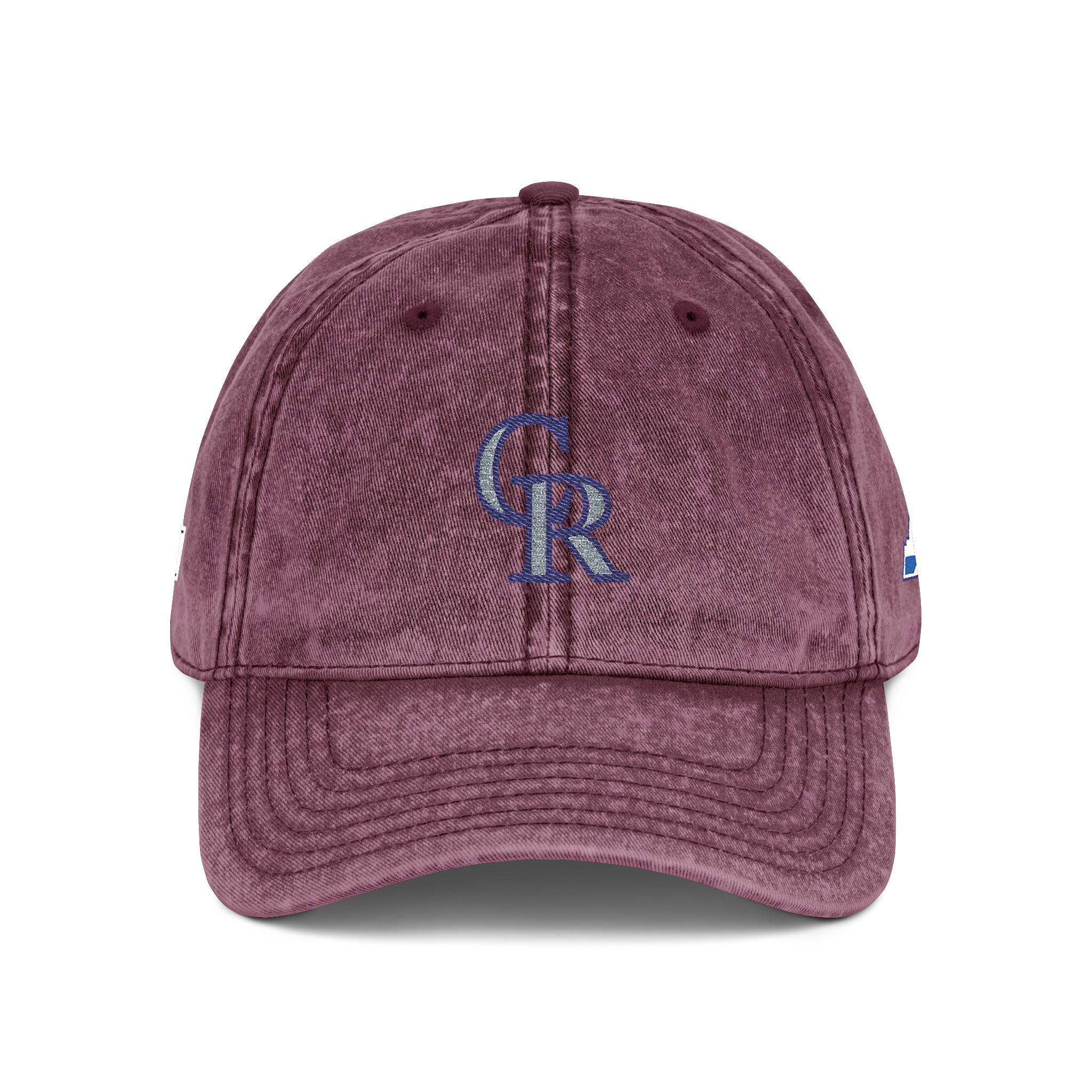 Colorado Rockies Embroidered Logo on Vintage Cap - Image 24