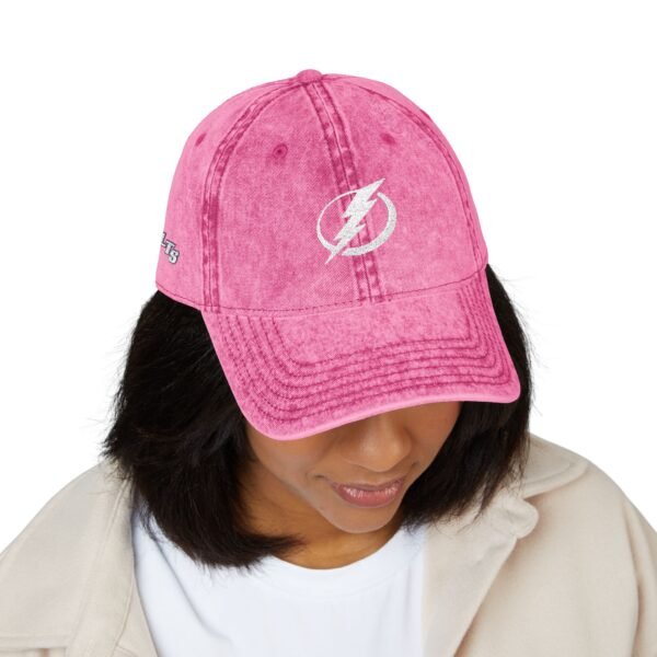 Tampa Bay Lightning Embroidered Logo on Vintage Cap - Image 11
