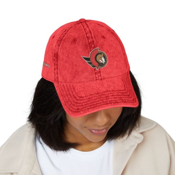 Ottawa Senators Embroidered Logo on Vintage Cap - Image 19