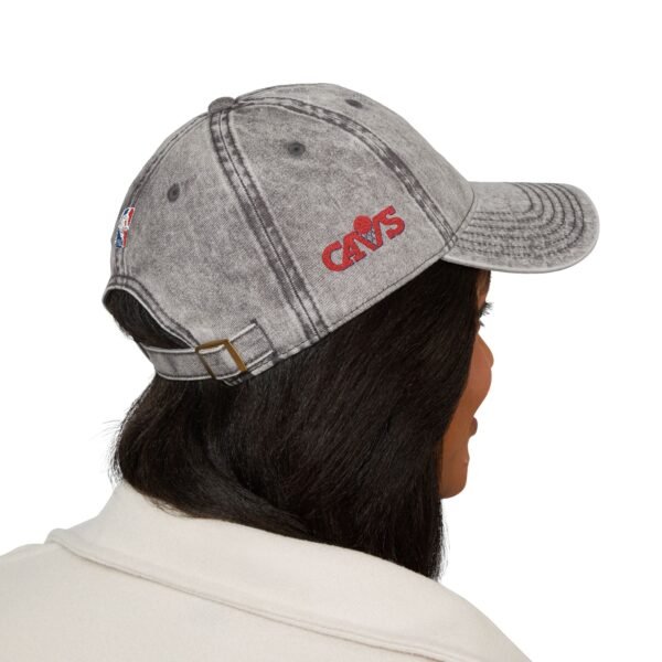Cleveland Cavaliers Embroidered Logo on Vintage Cap - Image 5