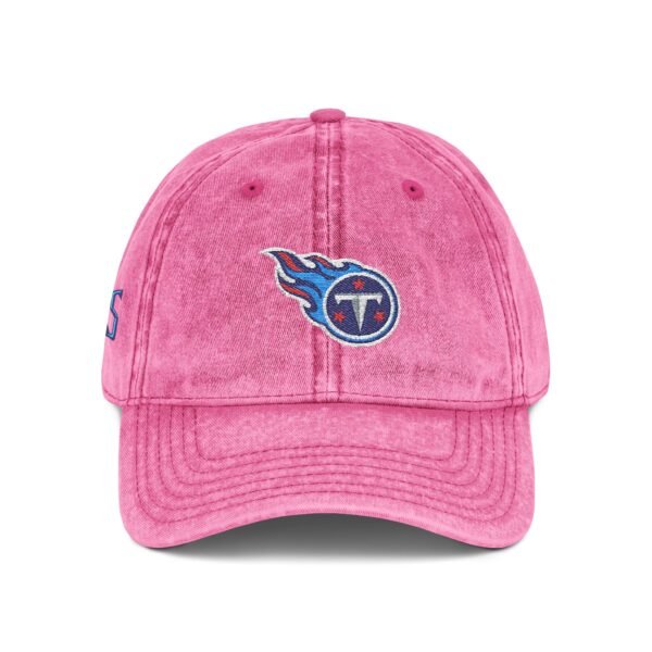 Tennessee Titans Embroidered Logo on Vintage Cap - Image 20
