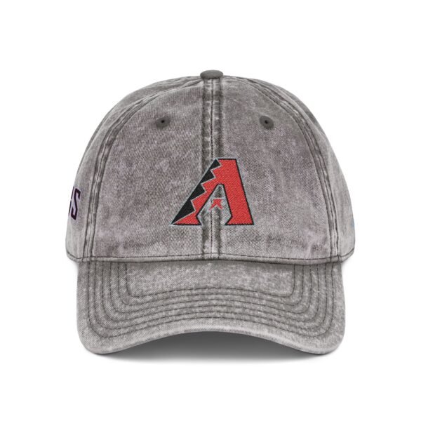 Arizona Diamondbacks Embroidered Logo on Vintage Cap