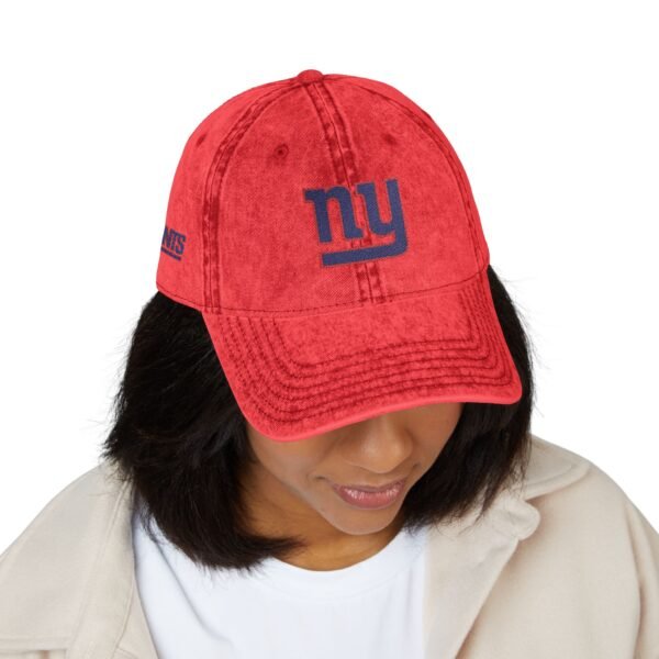 New York Giants Embroidered Logo on Vintage Cap - Image 19