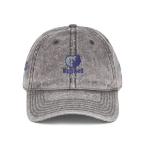Memphis Grizzlies Embroidered Logo on Vintage Cap