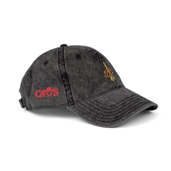 Cleveland Cavaliers Embroidered Logo on Vintage Cap - Image 18
