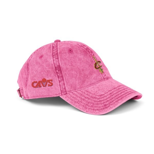 Cleveland Cavaliers Embroidered Logo on Vintage Cap - Image 10