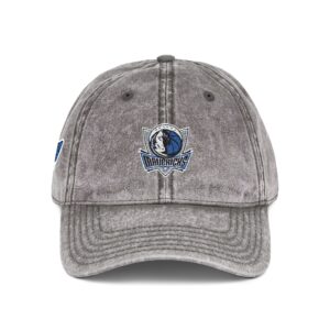 Dallas Mavericks Embroidered Logo on Vintage Cap