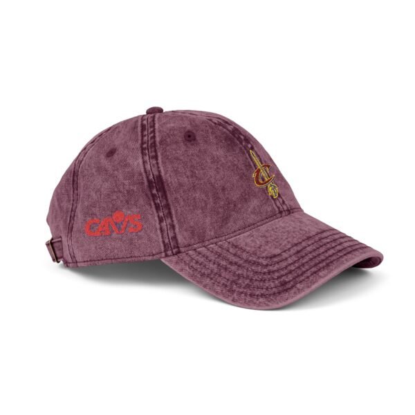Cleveland Cavaliers Embroidered Logo on Vintage Cap - Image 14