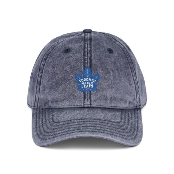 Toronto Maple Leafs Embroidered Logo on Vintage Cap - Image 16