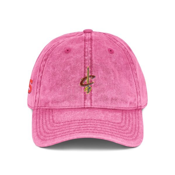 Cleveland Cavaliers Embroidered Logo on Vintage Cap - Image 8