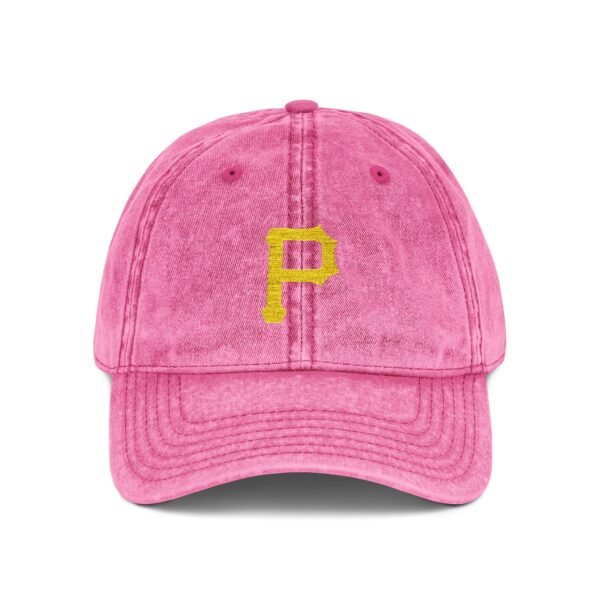 Pittsburgh Pirates Embroidered Logo on Vintage Cap - Image 8