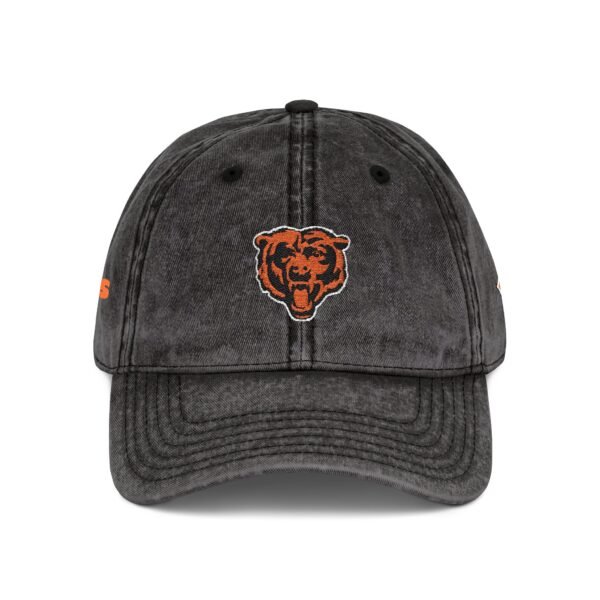 Chicago Bears Embroidered Logo on Vintage Cap - Image 8