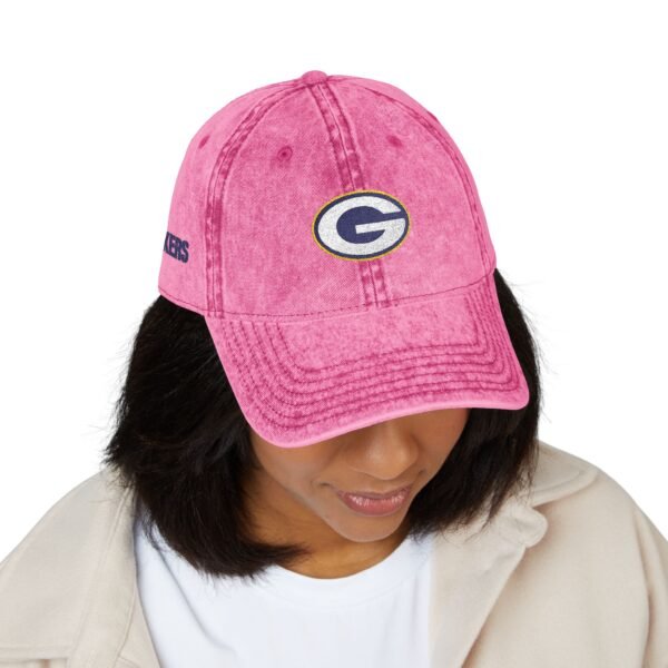 Green Bay Packers Embroidered Logo on Vintage Cap - Image 15