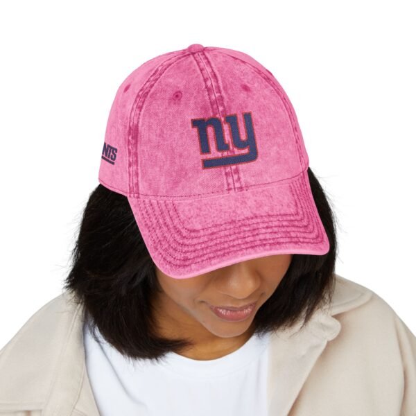 New York Giants Embroidered Logo on Vintage Cap - Image 15