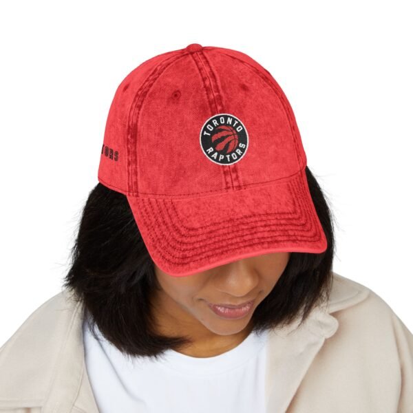 Toronto Raptors Embroidered Logo on Vintage Cap - Image 15