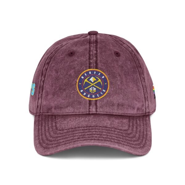Denver Nuggets Embroidered Logo on Vintage Cap - Image 16