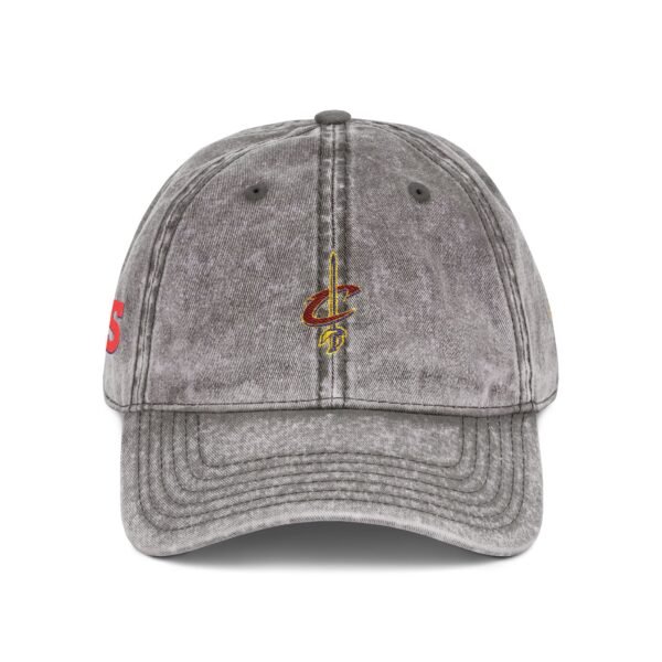 Cleveland Cavaliers Embroidered Logo on Vintage Cap