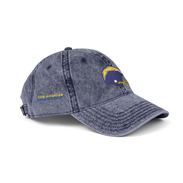 Los Angeles Chargers Embroidered Logo on Vintage Cap - Image 14