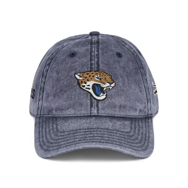 Jacksonville Jaguars Embroidered Logo on Vintage Cap - Image 8
