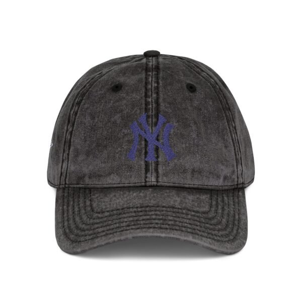 New York Yankees Embroidered Logo on Vintage Cap - Image 12
