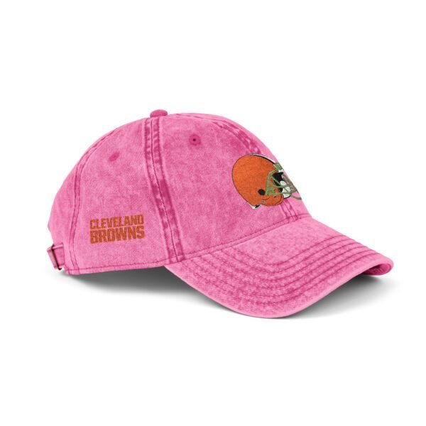 Cleveland Browns Embroidered Logo on Vintage Cap - Image 14