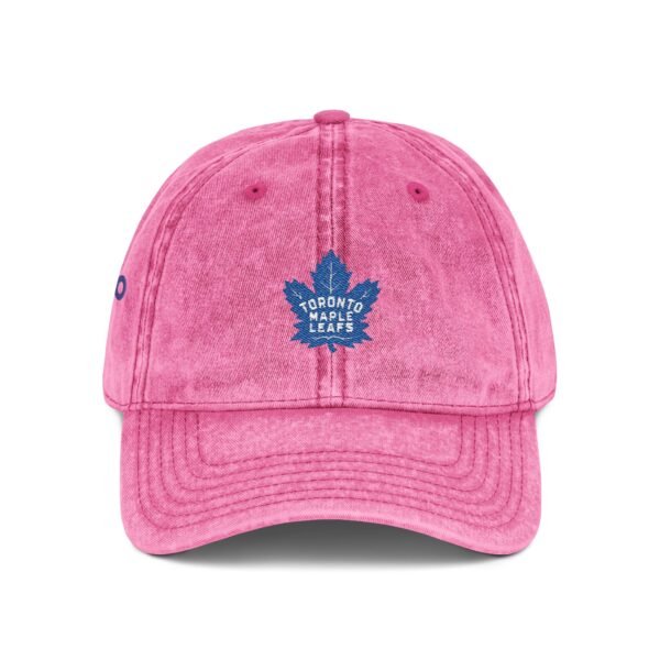 Toronto Maple Leafs Embroidered Logo on Vintage Cap - Image 8